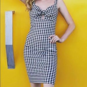 Bodycon Tie Front Dress